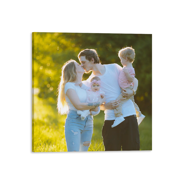 Custom Square Single Canvas Print, Create Your Own Photo Canvas Prints