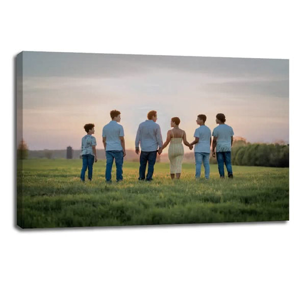 Custom Horizontal Single Canvas Print, Create Your Own Photos Canvas Prints