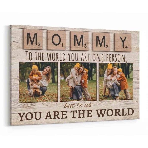 Custom Canvas Print, Photos Print On Canvas To Mommy